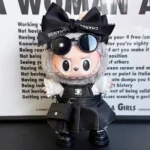 labubu-clothes-chanel-leather-dress-outfit-set